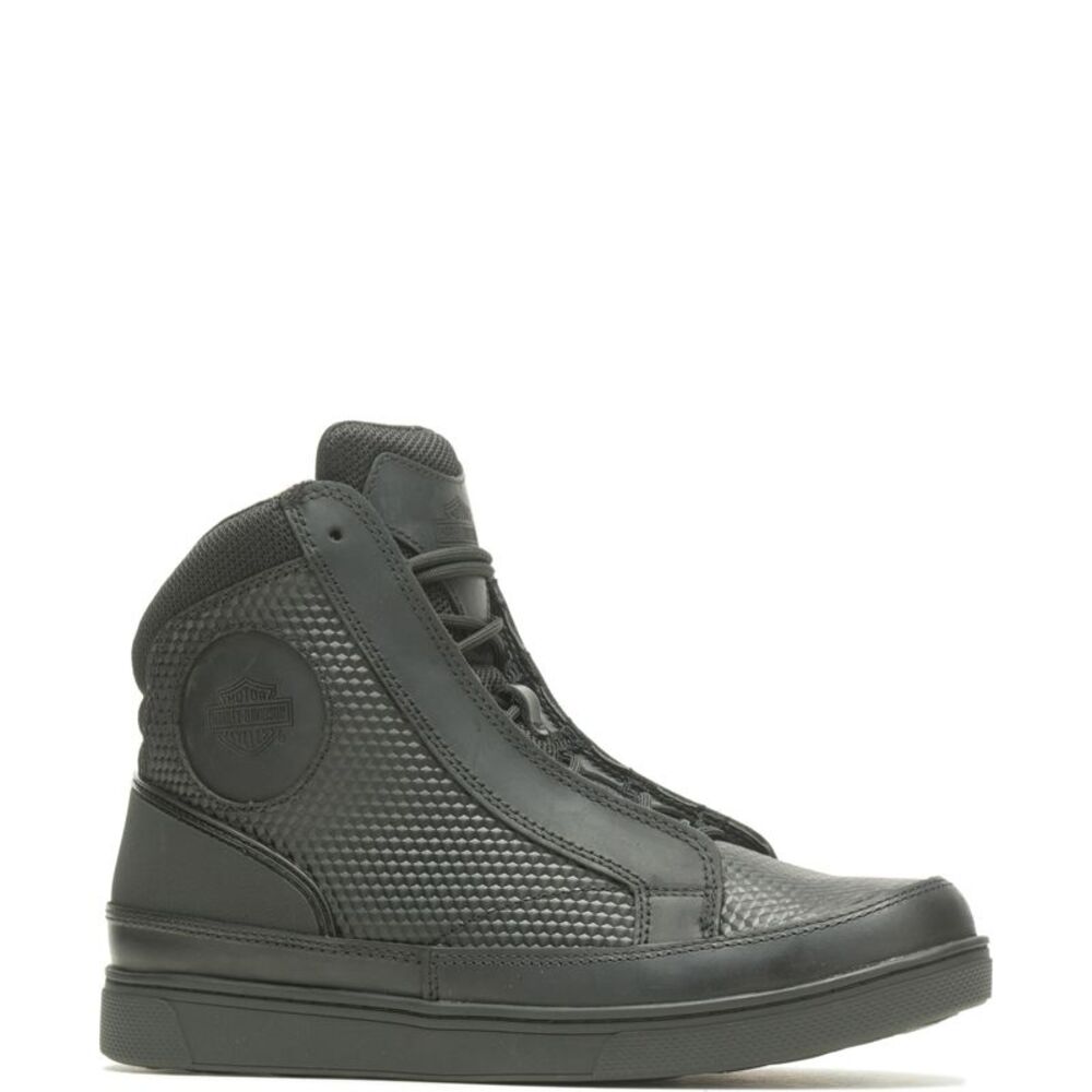 Harley-Davidson Mens Vardon Carbon DE Black Shoes (NWT)